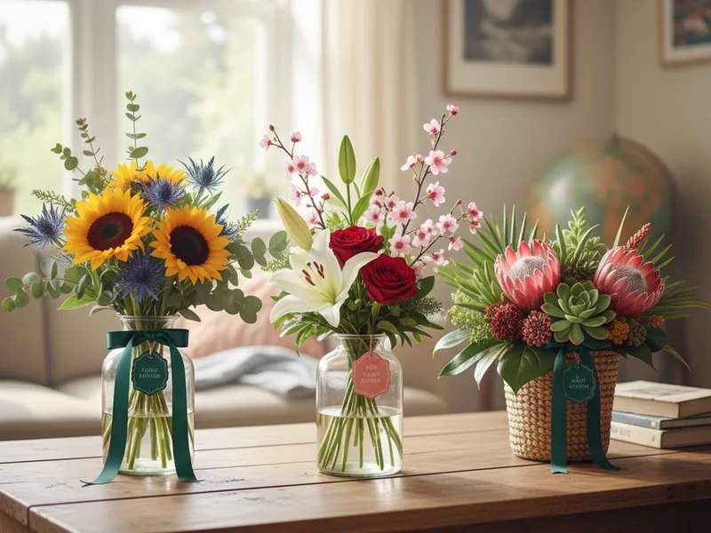 Drie routes om bloemen in het buitenland te bezorgen