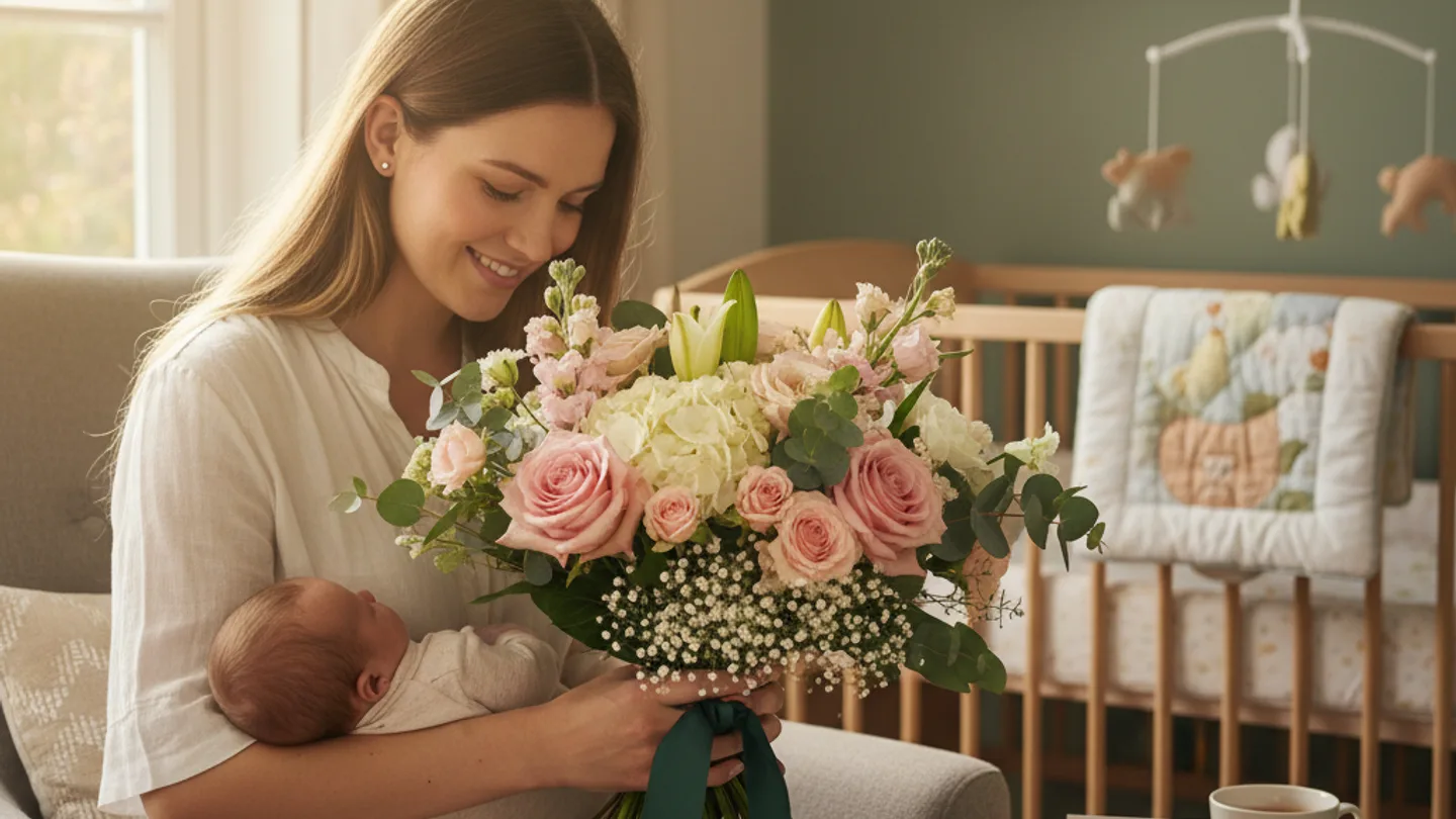 Bloemen bij een geboorte: zo maak je het persoonlijk