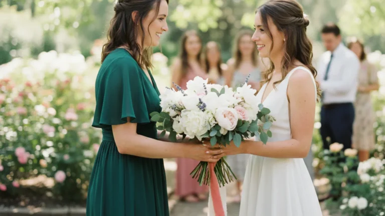 Bloemen geven op een bruiloft: wat doe je als gast?