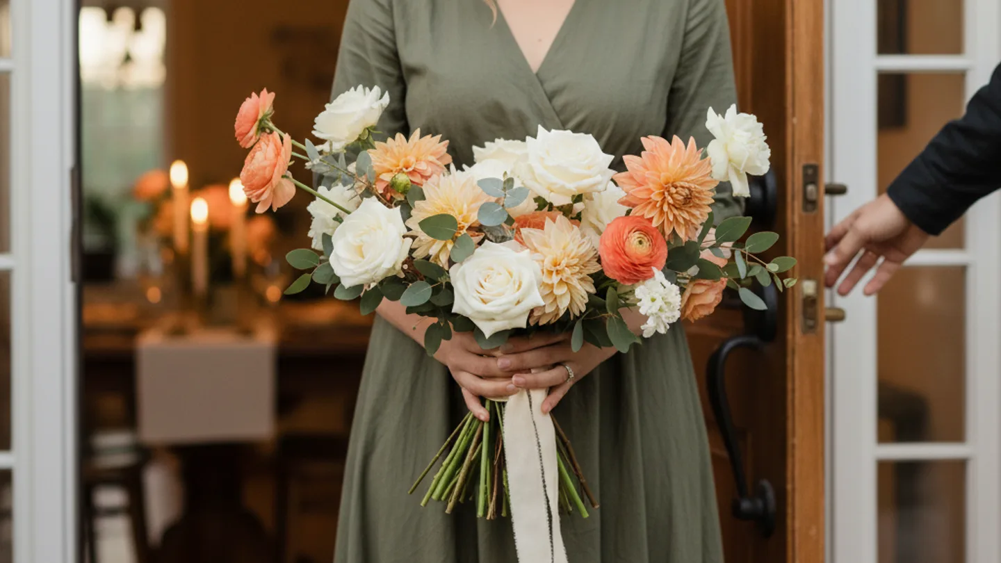 Bloemen meenemen naar een etentje: zo doe je het goed