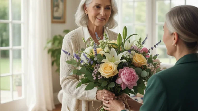 Bloemen voor een pensioen: waardering na een werkend leven