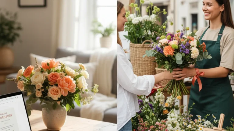 Online bloemen bestellen of naar de lokale bloemist?